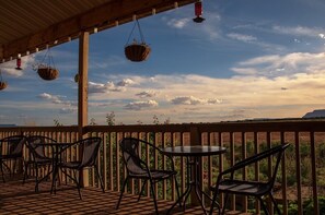 The back porch is such a great place to relax any time of day