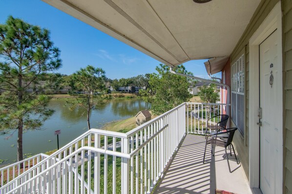 Water View and Front Balcony Area