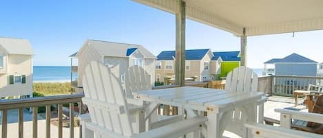 Patio Seating with a view