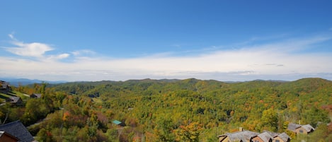 Long Range Mountain Views from the Main Level Deck