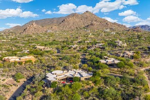 Overhead pic of entire property - LUSH trees for BackYard Privacy & Mtn Views