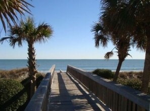 UNIQUE TRANQUIL BOTH OCEAN AND TROPICAL SETTINGS, PRIVATE BOARDWALK TO OCEAN