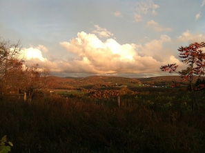 View from the large wrap around porch