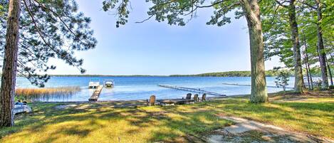 Interlochen Beach Vacation Rental | 3BR | 2BA | 1,000 Sq Ft | 2 Steps Required