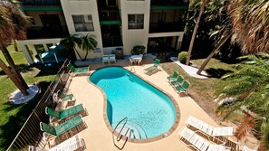 Community pool shared with only 7 other units.