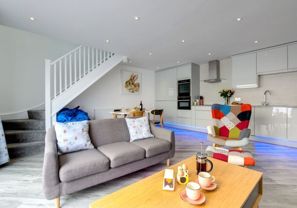 Open plan living room/kitchen/diner