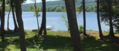 Serene Walk to the Private Beach and Dock