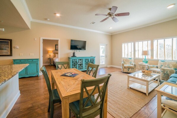 Lots of natural light throughout open concept great room