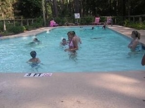 Private pool for our guests -- on the way to ocean