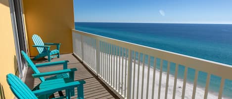 Private balcony.