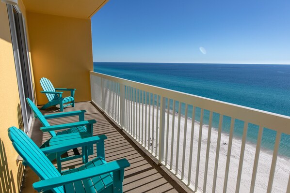 Private balcony.