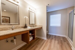 Master bathroom.