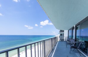 Private balcony.