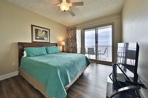 Gulf front master bedroom
