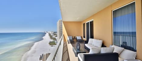 Private balcony overlooking beautiful PCB!