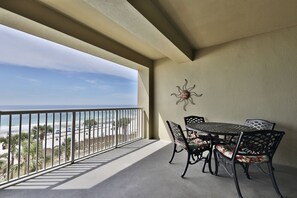 Private balcony.