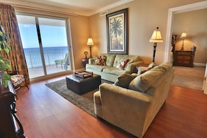 Gulf front living room