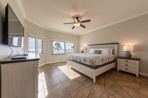Gulf front master bedroom