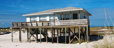 Beach view of Rees Roost