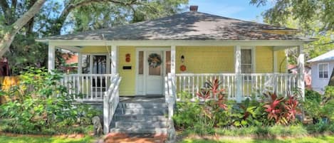 Front of cottage