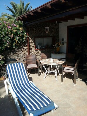 Suntrap patio