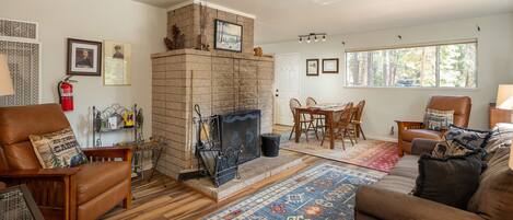 Douglas Living Area and Fireplace - Douglas Living Area and Fireplace