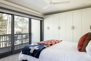 King Master Bedroom with TV--Lower Level