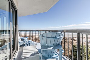 Beach and Ocean view from balcony