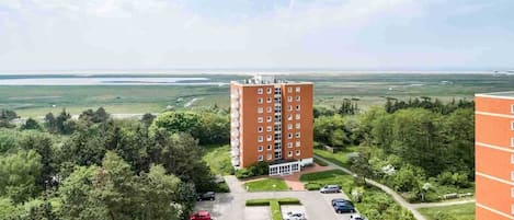 Aussenansicht mit Meerespanorama Haus Fritz-Wischer-Straße 5, St. Peter-Bad