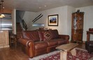 Open floor plan with over 1500 sq. ft of living space, Comfy Leather Couch