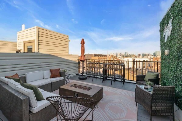 Enjoy incredible skyline views and photo opportunities from the newly renovated rooftops.