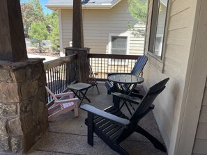 Front porch sitting area