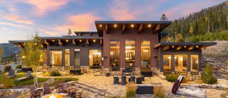 Incredible mountain top location with multiple outdoor patios