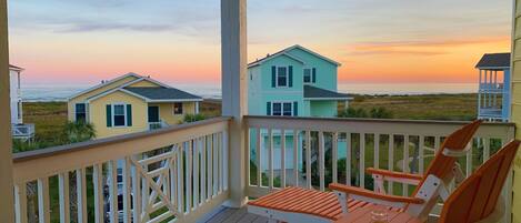 Gulf views from top deck off of Master Bedroom