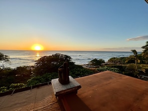 Sunset from rooftop balcony off master bedroom