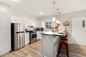 Kitchen with Stainless Steel Appliances