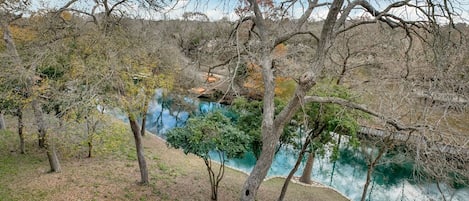 Camp Warnecke Estates is on the bank of the Comal River.