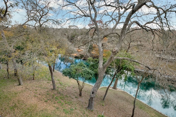 Camp Warnecke Estates is on the bank of the Comal River.