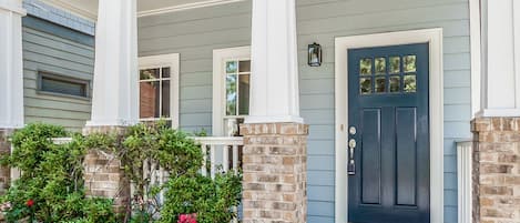 Front Door of our Rental Near Atlanta.