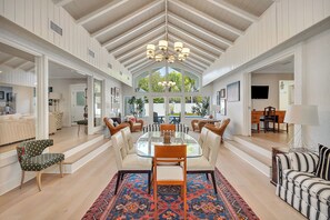 Sunroom and Sunroom Dining Area