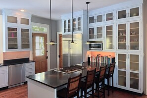 Stainless Steel and Granite Gourmet Kitchen