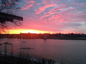 Sunrise practice on the Martindale Pond 