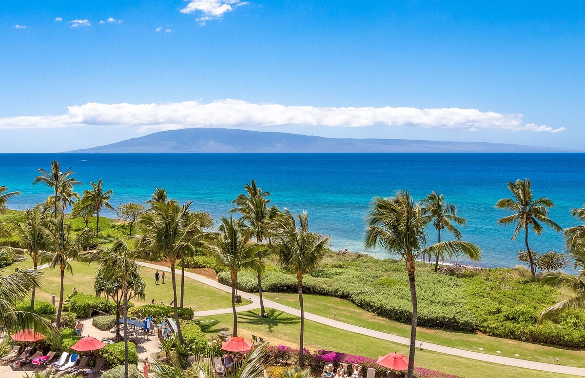 Maui Resort Rentals: Honua Kai Konea 551 – 5th Floor Ocean Front Crown Jewel 3BR w/ B.B.Q on Balcony