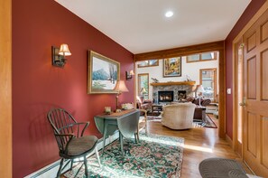 Front Hall looking into Living Room.