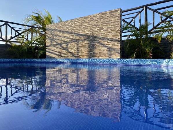 Pool auf dem Dach