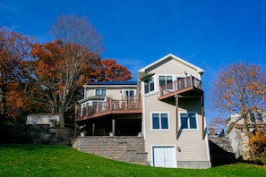 Lake view of home