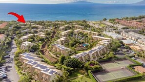 Front Row On  Kamaole Knoll Offering Dramatic Ocean and Sunset Views. 