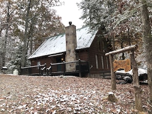 First snow of the 2019 winter season at the Escape!