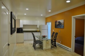 Dining room and kitchenette