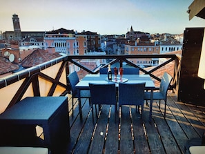 View from the terrace on the Grand Canal